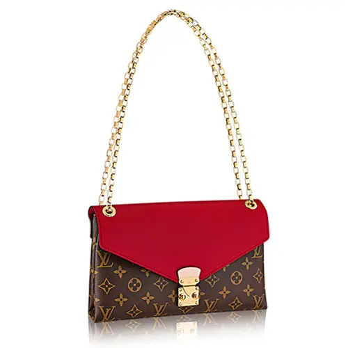 2014 pallas chain aurore shoulder bag red m41200 2 3