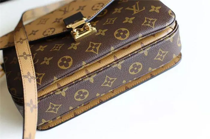 2016 premium monogram canvas pochette metis handbag m41465 6