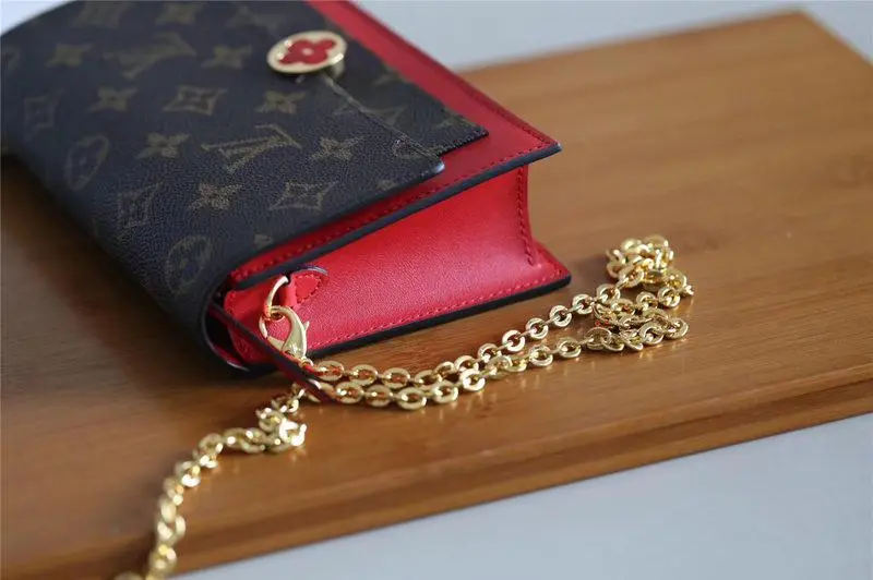 2019 cruise flore chain wallet red m67406 5