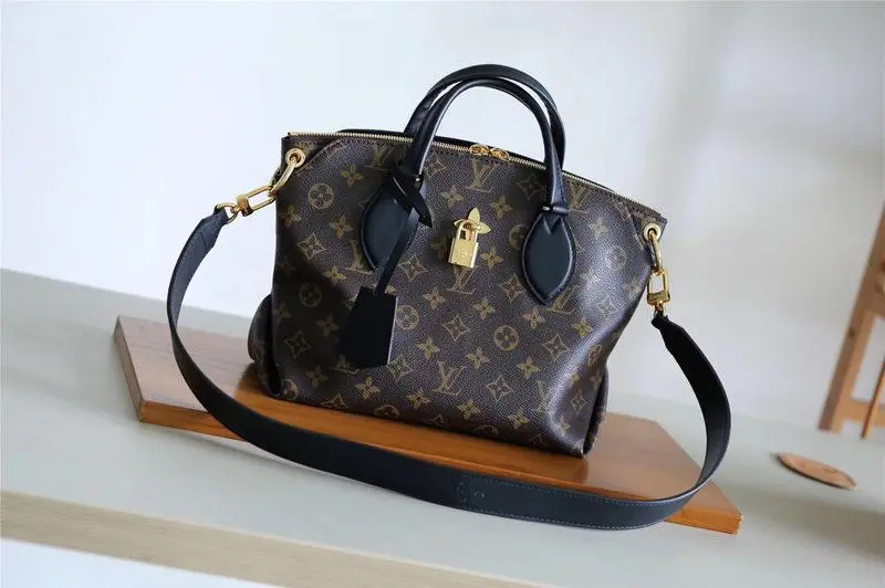 2019 monogram canvas flower zipped tote pm m44351 4