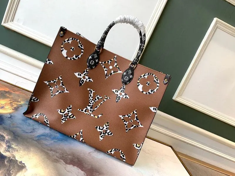 2019 monogram motif onthego tote bag black m44674 6