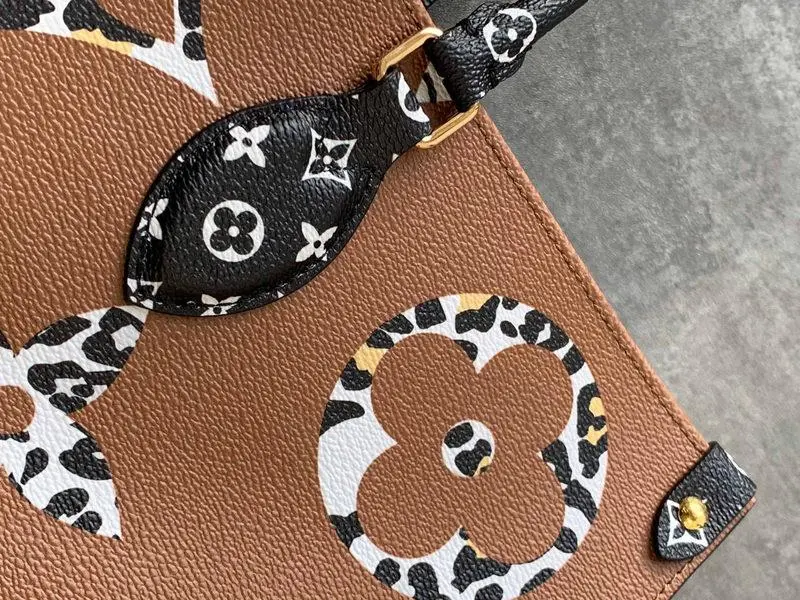 2019 monogram motif onthego tote bag black m44674 8