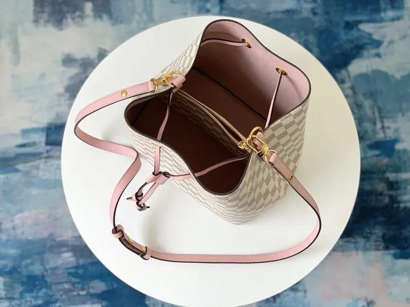 damier azur neonoe bucket bag eau de rose n40152 2