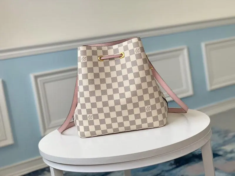 damier azur neonoe bucket bag eau de rose n40152 5