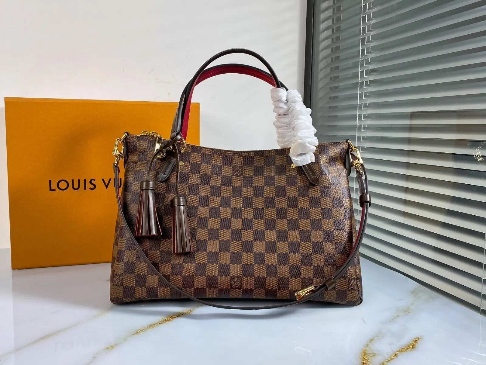 damier ebene lymington zipped tote n40023 3