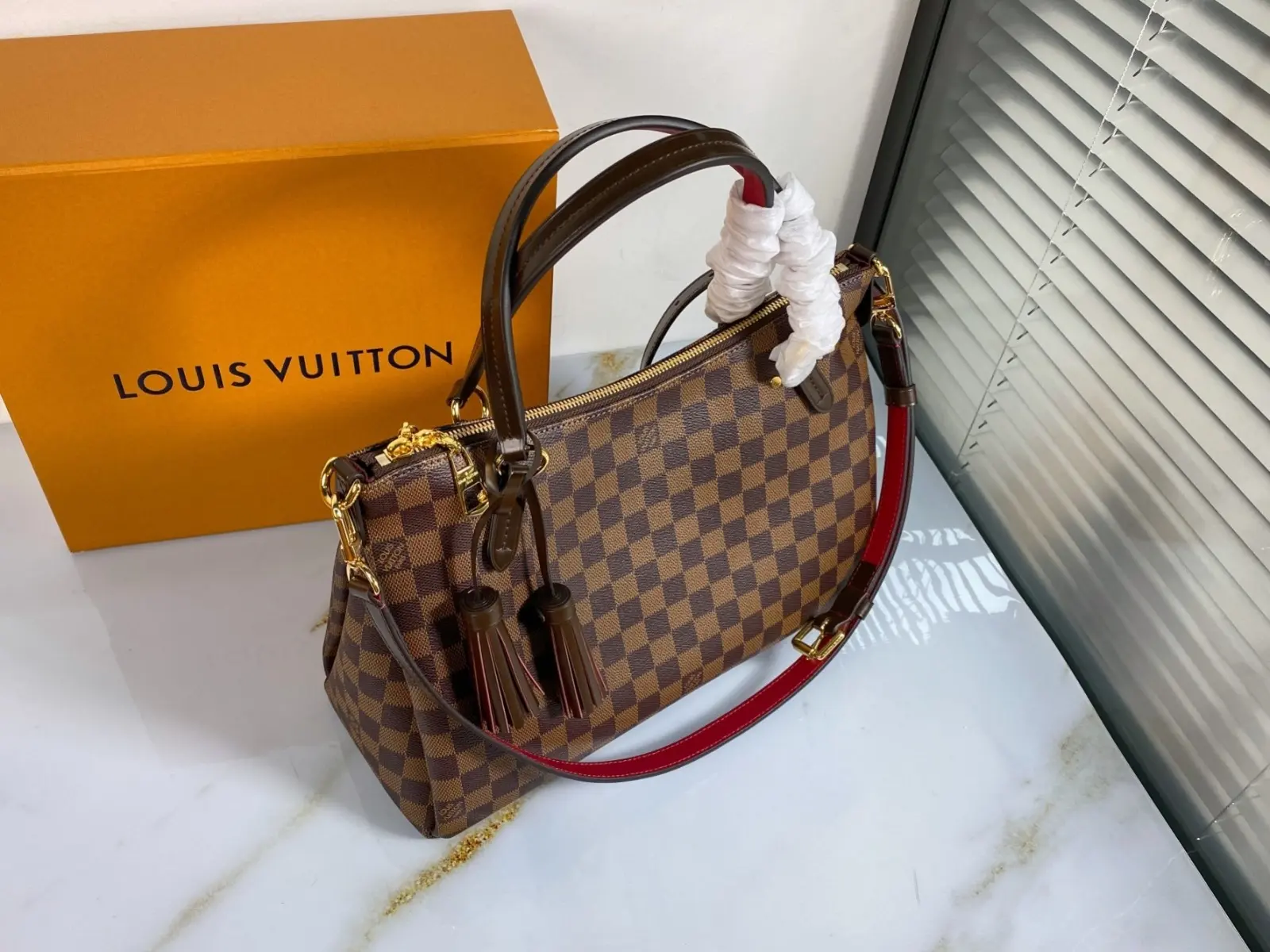 damier ebene lymington zipped tote n40023 4