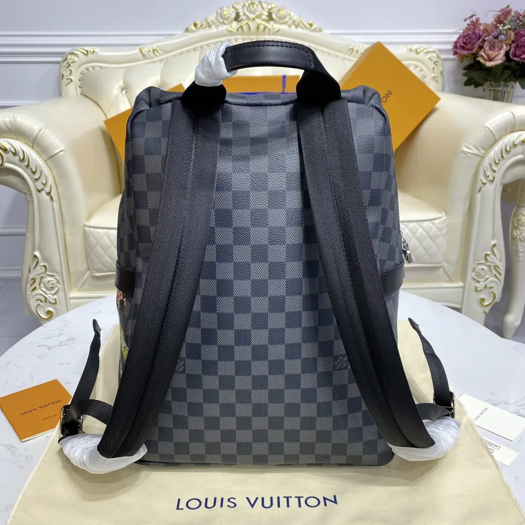 damier graphite discovery backpack n45275 4