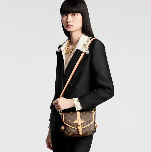 monogram canvas saumur bb handbag m46740 1 2