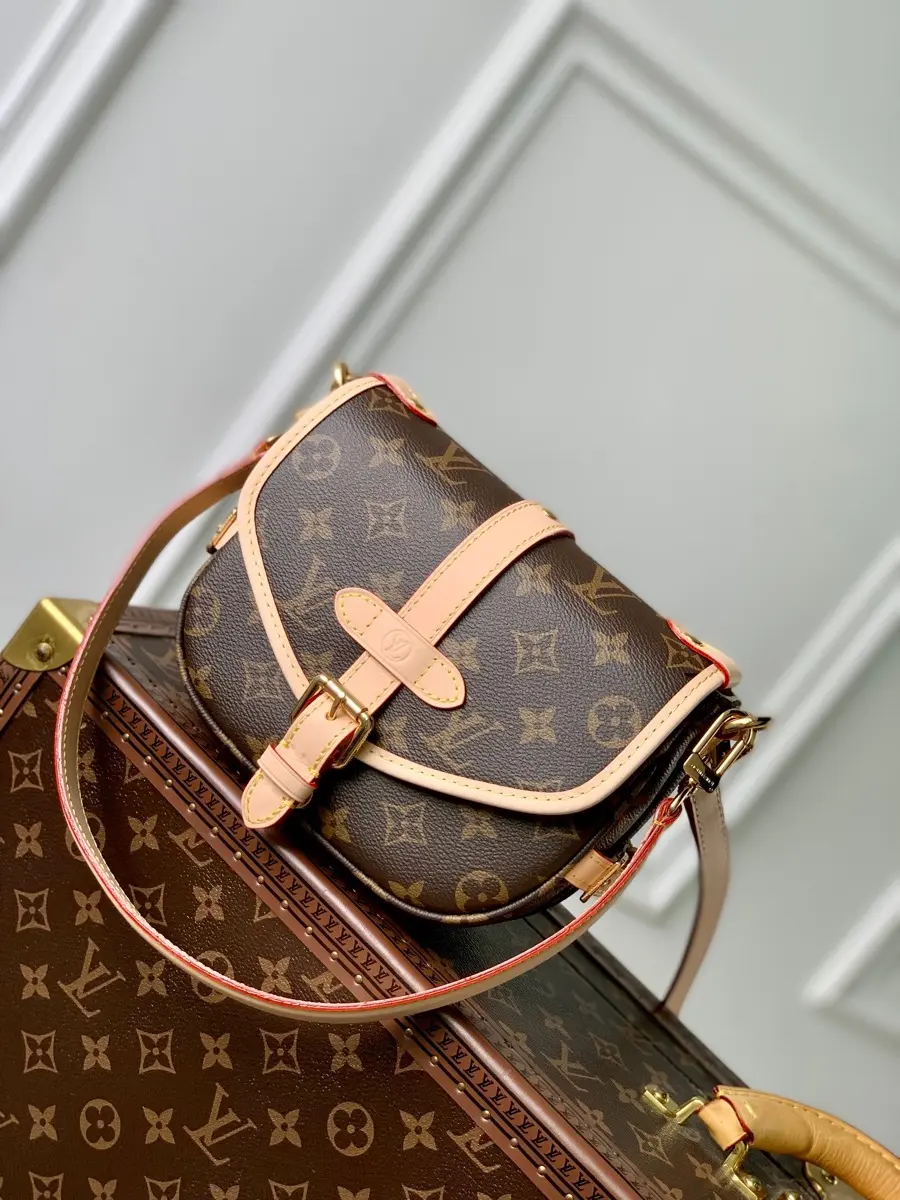 monogram canvas saumur bb handbag m46740 1 9