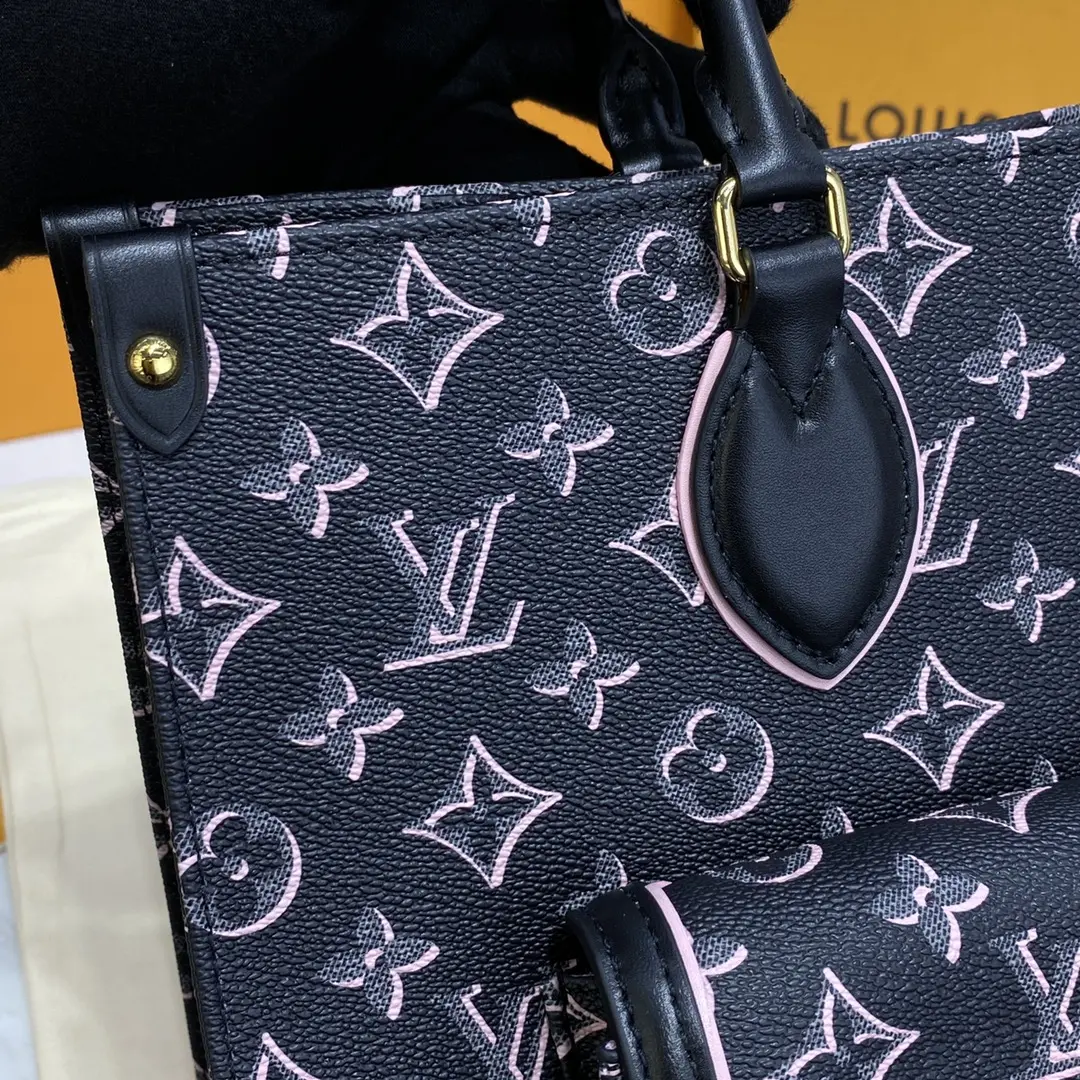 monogram coated onthego mm tote bag m46154 2