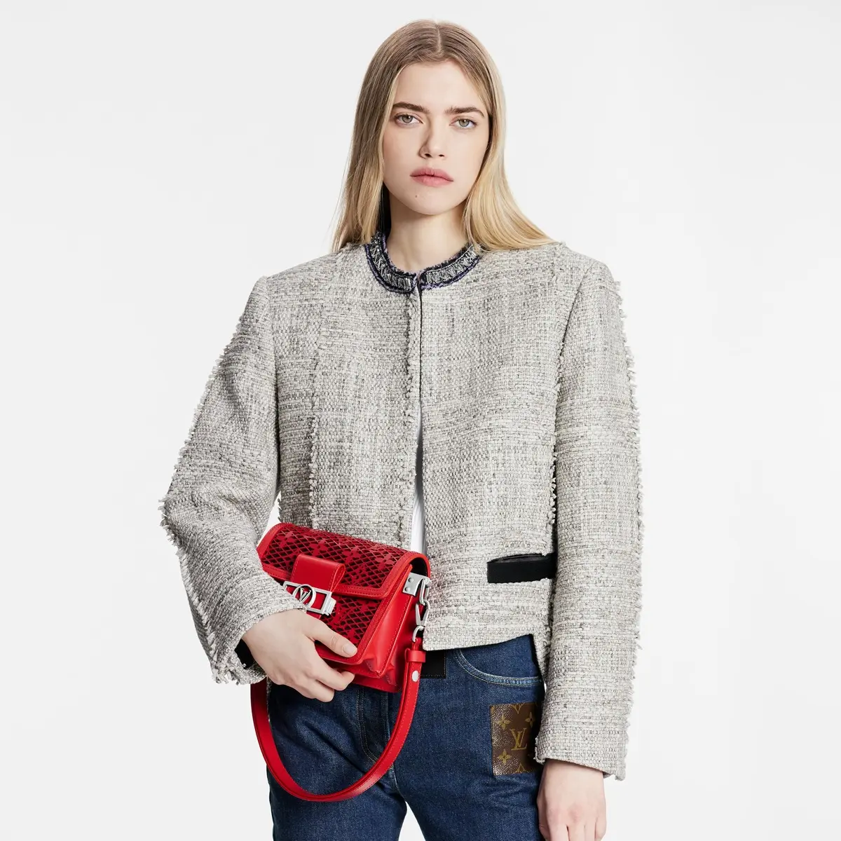 monogram lace dauphine mini handbag m20359 2