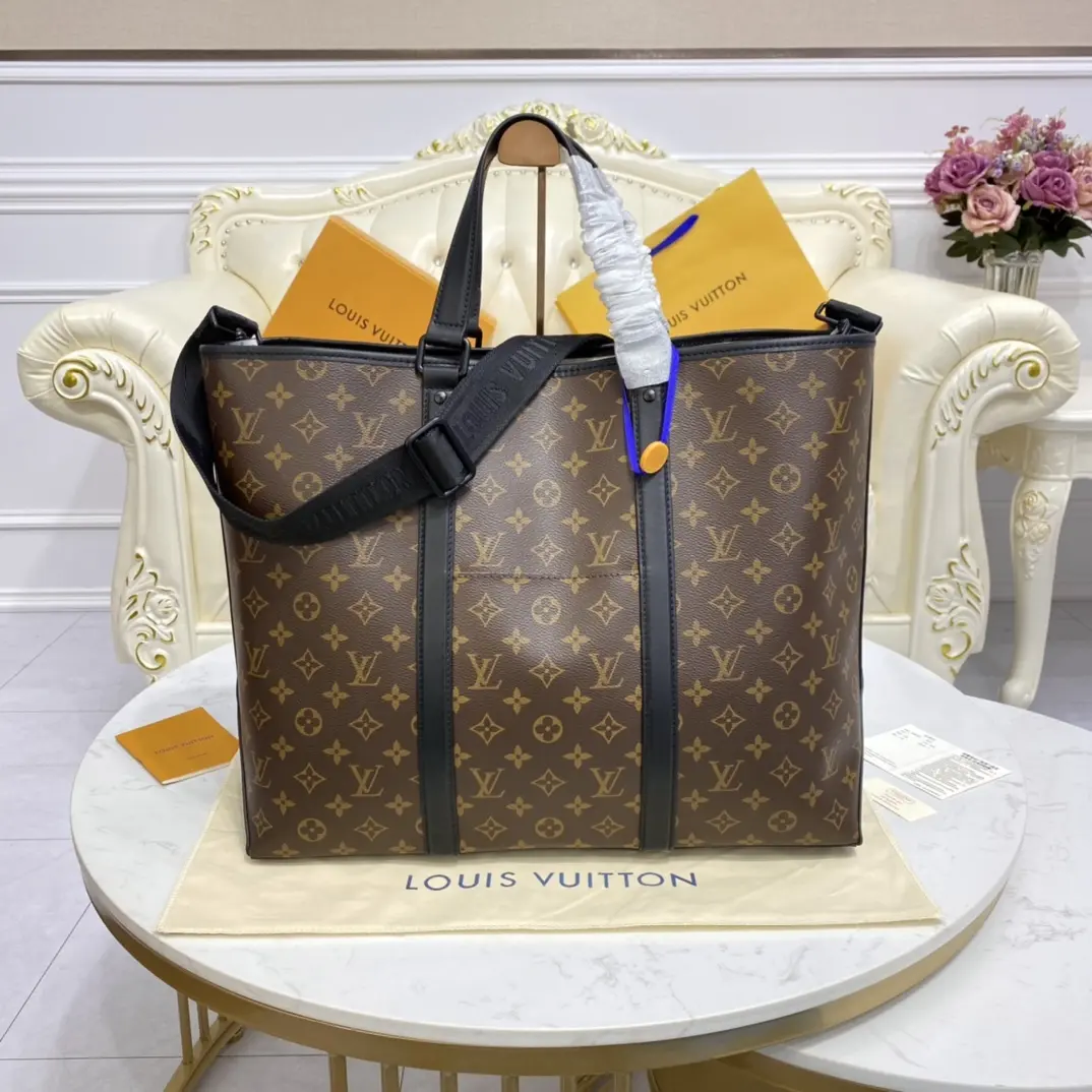 monogram macassar week end tote gm m45733 3