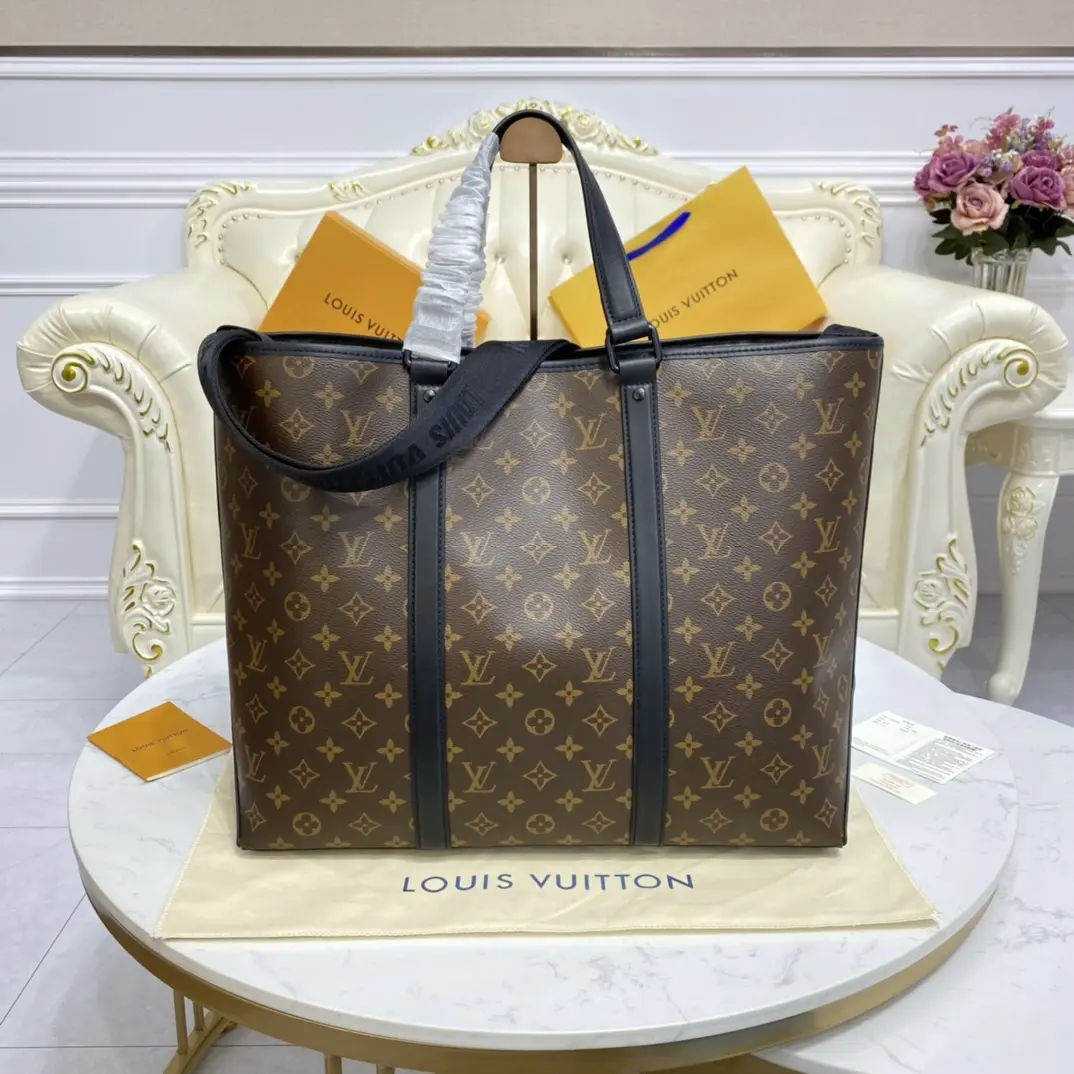 monogram macassar week end tote gm m45733 6