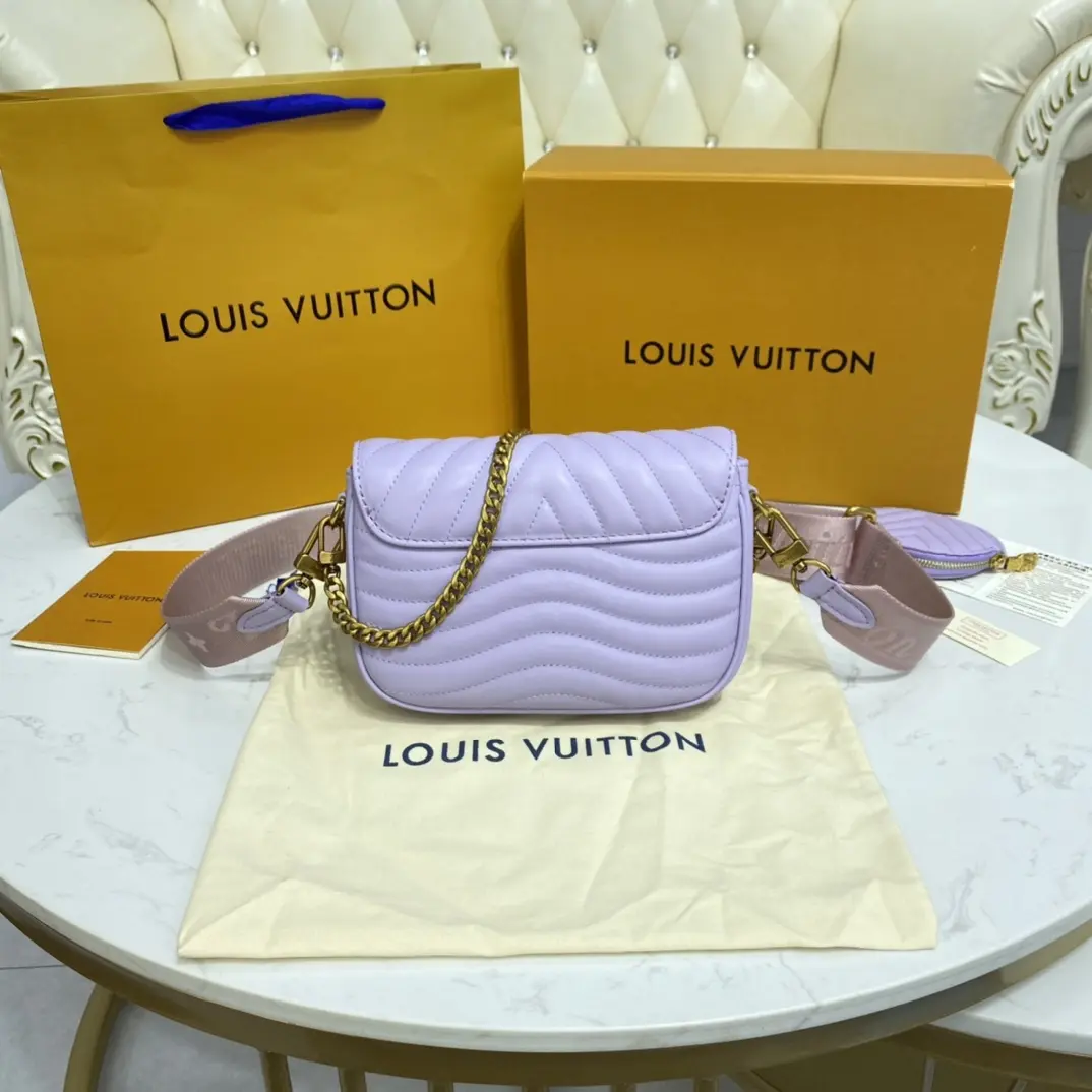 new wave multi pochette crossbody handbag purple m57864 6 new wave multi pochette crossbody handbag purple m57864 6